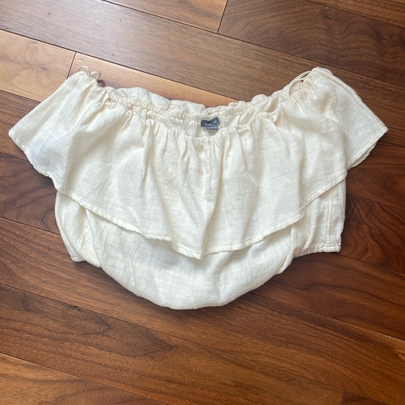 Aerie Ruffle Crop Top - Picture 1 of 3